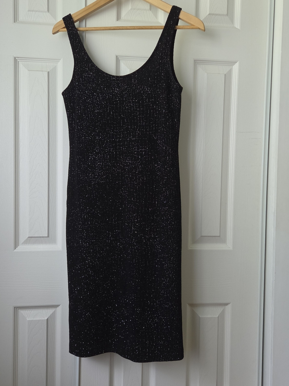 Vintage 90s Patra Black Flocked Glitter Tank Dress Size
8 Whimsigoth